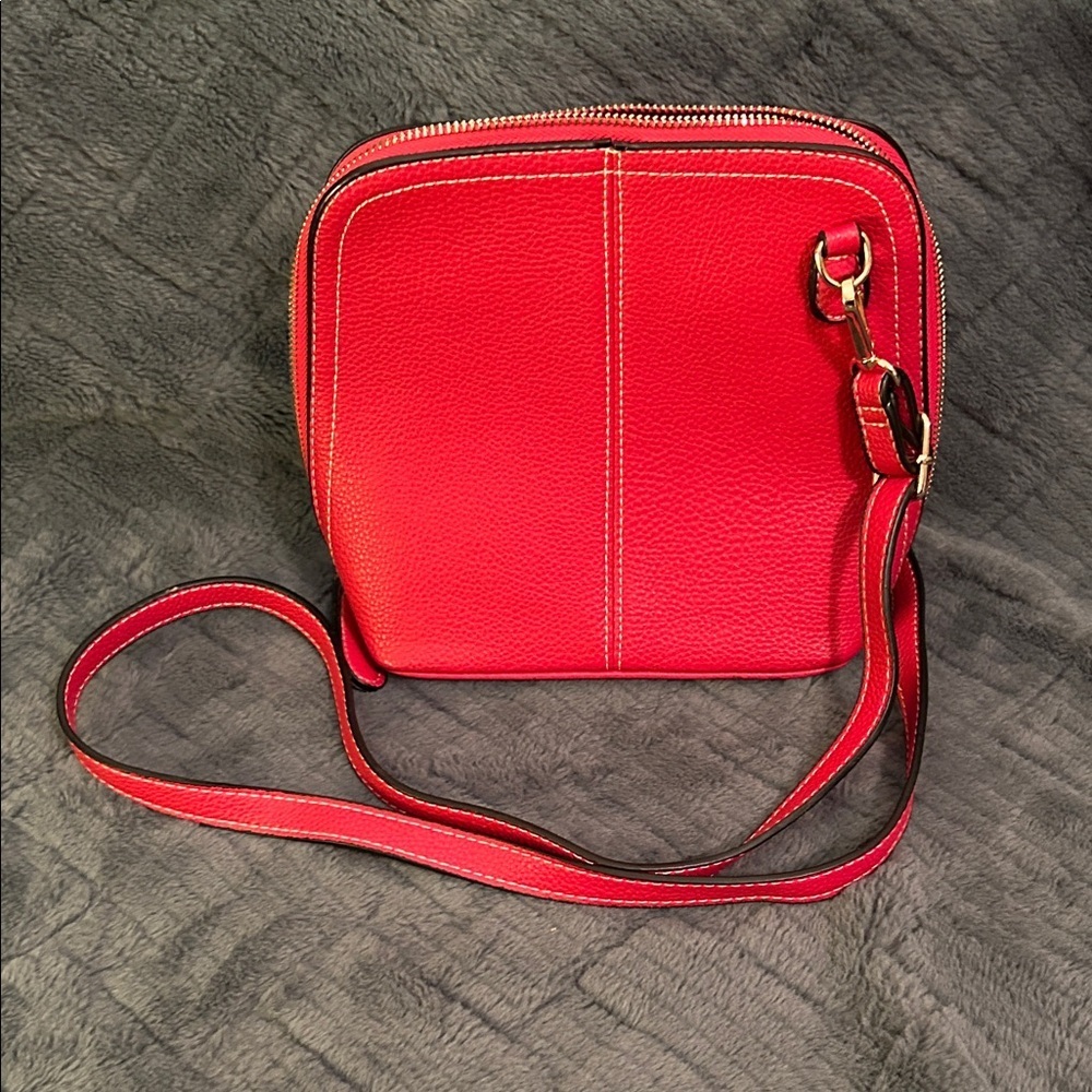 Treska Vibrant Red Crossbody Bag